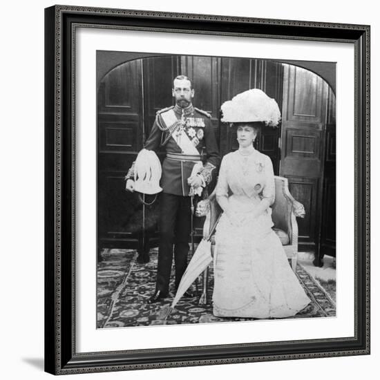 King George V (1865-193) and Queen Mary (1867-195), Early 20th Century-HD Girdwood-Framed Giclee Print