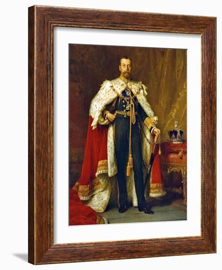 King George V, 1911-Sir Samuel Luke Fildes-Framed Giclee Print