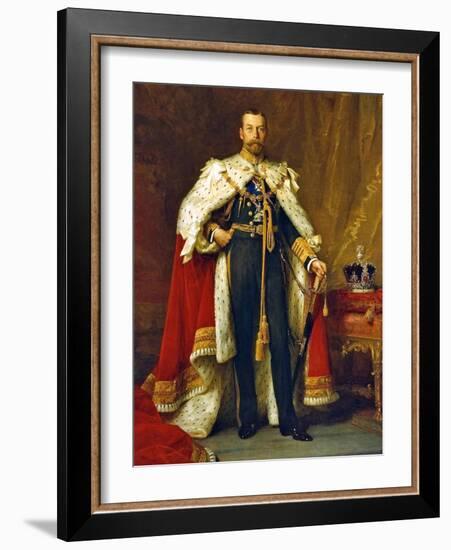 King George V, 1911-Sir Samuel Luke Fildes-Framed Giclee Print