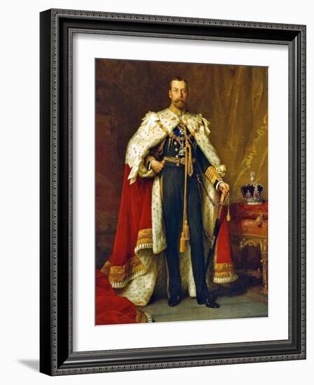 King George V, 1911-Sir Samuel Luke Fildes-Framed Giclee Print