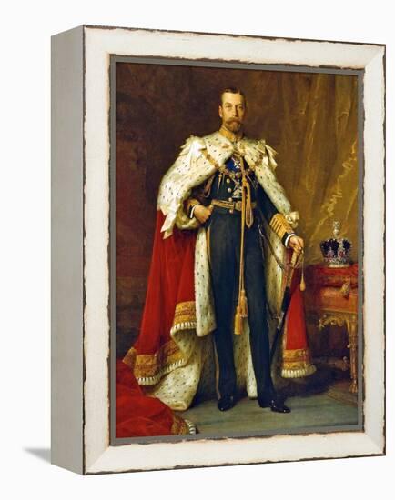 King George V, 1911-Sir Samuel Luke Fildes-Framed Premier Image Canvas