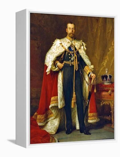 King George V, 1911-Sir Samuel Luke Fildes-Framed Premier Image Canvas