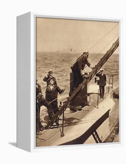 King George V afloat with his Navy, c1910s (1935)-Unknown-Framed Premier Image Canvas