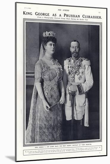 King George V and Queen Mary, 1913-null-Mounted Photographic Print