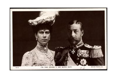 King George V And Queen Mary Of England Giclee Print By Art Com