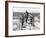 King George V and the Canadian General Currie View the Captured Ground at Vimy and Messines, 1917-null-Framed Giclee Print