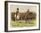 King George V as Prince of Wales Leading His Regiment, the Royal Fusiliers, at Aldershot-Henry Payne-Framed Giclee Print
