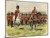 King George V as Prince of Wales Leading His Regiment, the Royal Fusiliers, at Aldershot-Henry Payne-Mounted Giclee Print