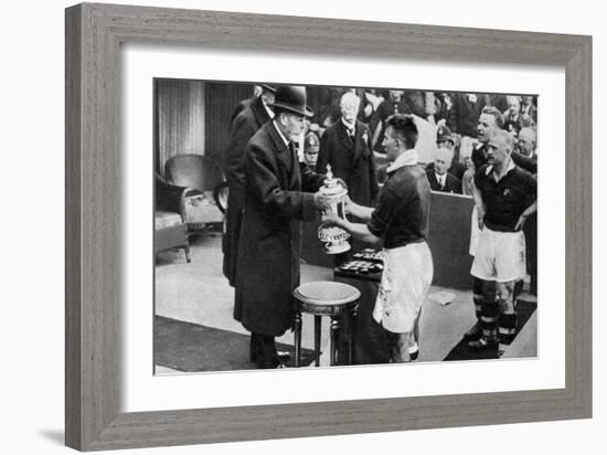 King George V Presenting the Fa Cup, Wembley Stadium, London, C1923-1936-null-Framed Giclee Print