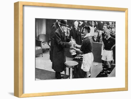 King George V Presenting the Fa Cup, Wembley Stadium, London, C1923-1936-null-Framed Giclee Print