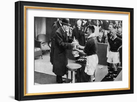 King George V Presenting the Fa Cup, Wembley Stadium, London, C1923-1936-null-Framed Giclee Print