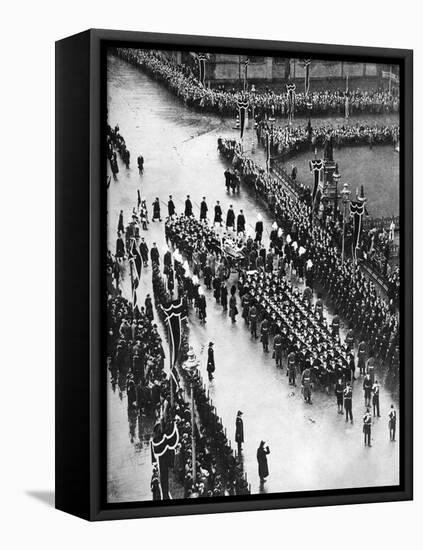 King George V's Funeral Procession Passing Out of Palace Yard, London, 1936-null-Framed Premier Image Canvas