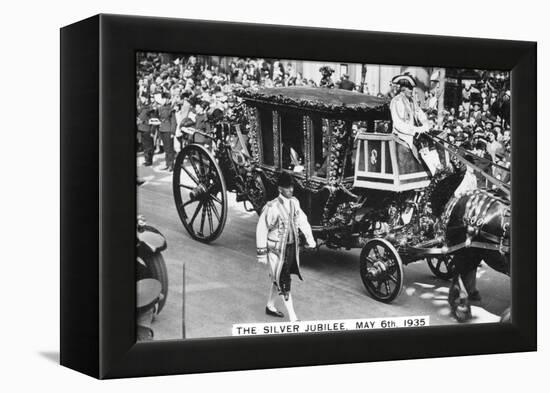 King George V's Silver Jubilee, London, May 6th, 1935-null-Framed Premier Image Canvas