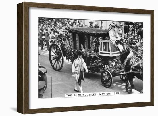 King George V's Silver Jubilee, London, May 6th, 1935-null-Framed Giclee Print