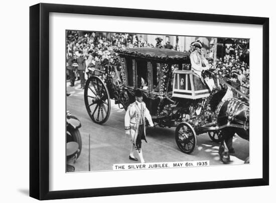 King George V's Silver Jubilee, London, May 6th, 1935-null-Framed Giclee Print