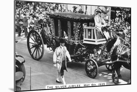 King George V's Silver Jubilee, London, May 6th, 1935-null-Mounted Giclee Print