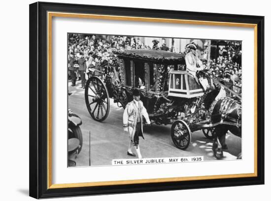 King George V's Silver Jubilee, London, May 6th, 1935-null-Framed Giclee Print
