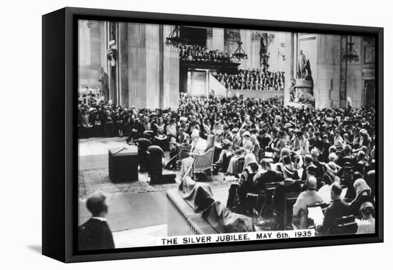 King George V's Silver Jubilee, London, May 6th, 1935-null-Framed Premier Image Canvas