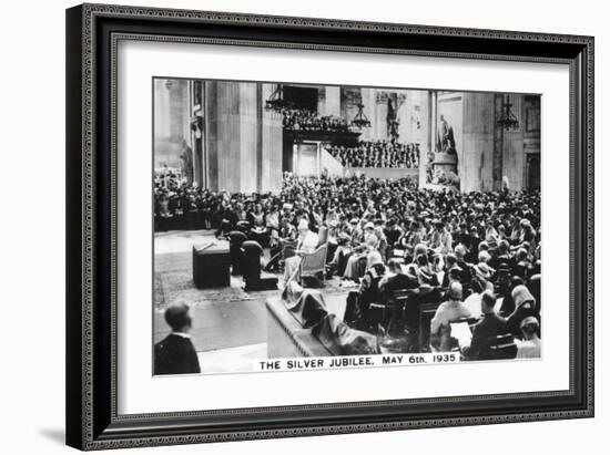 King George V's Silver Jubilee, London, May 6th, 1935-null-Framed Giclee Print