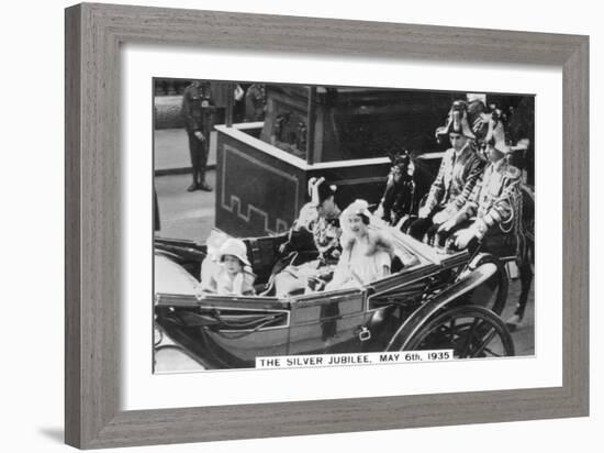 King George V's Silver Jubilee, London, May 6th, 1935-null-Framed Giclee Print