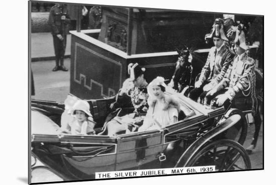 King George V's Silver Jubilee, London, May 6th, 1935-null-Mounted Giclee Print