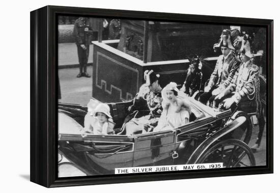 King George V's Silver Jubilee, London, May 6th, 1935-null-Framed Premier Image Canvas