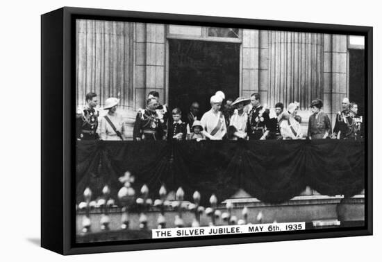 King George V's Silver Jubilee, London, May 6th, 1935-null-Framed Premier Image Canvas