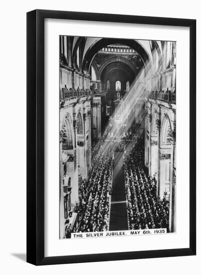 King George V's Silver Jubilee, London, May 6th, 1935-null-Framed Giclee Print