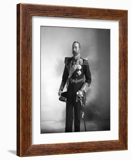 King George V-James Lafayette-Framed Giclee Print