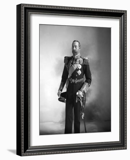 King George V-James Lafayette-Framed Giclee Print