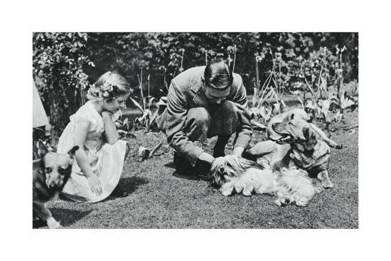 King George Vi And Princess Margaret Rose 1937 Giclee Print Michael Chance Art Com