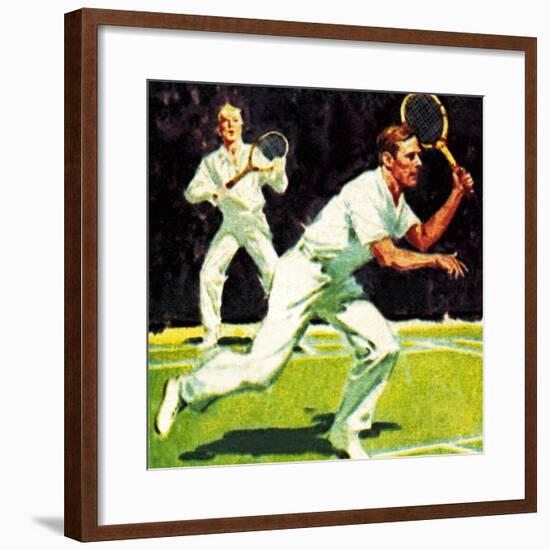 King George Vi Played in the Men's Doubles at Wimbledon in 1926-McConnell-Framed Giclee Print