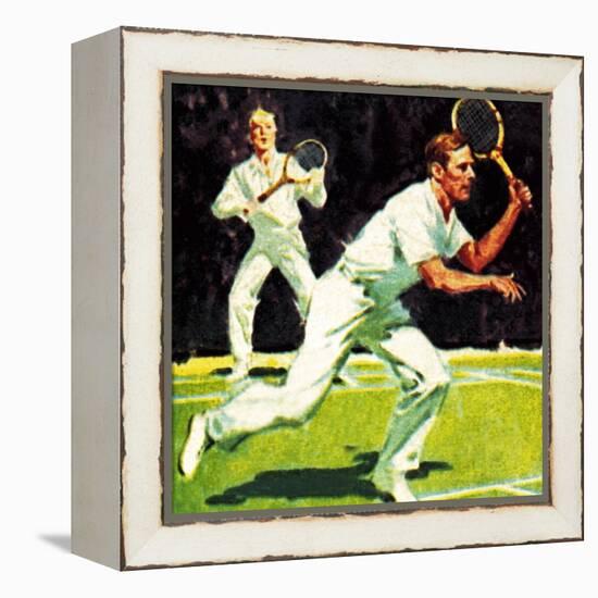 King George Vi Played in the Men's Doubles at Wimbledon in 1926-McConnell-Framed Premier Image Canvas