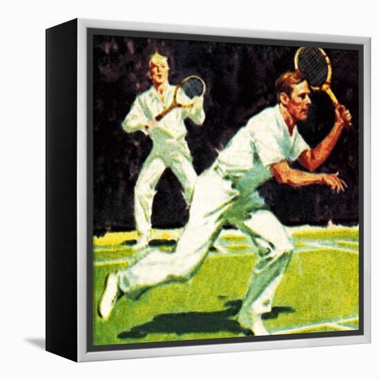 King George Vi Played in the Men's Doubles at Wimbledon in 1926-McConnell-Framed Premier Image Canvas