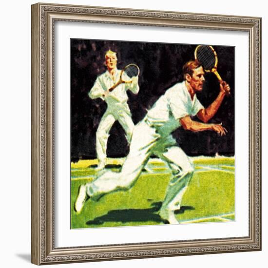 King George Vi Played in the Men's Doubles at Wimbledon in 1926-McConnell-Framed Giclee Print