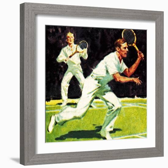 King George Vi Played in the Men's Doubles at Wimbledon in 1926-McConnell-Framed Giclee Print