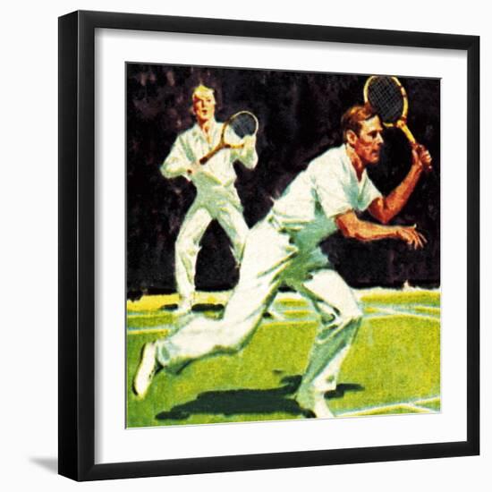 King George Vi Played in the Men's Doubles at Wimbledon in 1926-McConnell-Framed Giclee Print