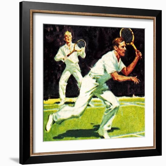 King George Vi Played in the Men's Doubles at Wimbledon in 1926-McConnell-Framed Giclee Print