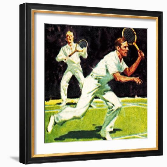 King George Vi Played in the Men's Doubles at Wimbledon in 1926-McConnell-Framed Giclee Print