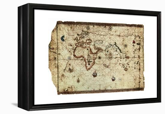 King Hamy' Navigational Chart, 1502-Amerigo Vespucci-Framed Premier Image Canvas