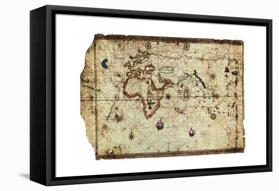 King Hamy' Navigational Chart, 1502-Amerigo Vespucci-Framed Premier Image Canvas