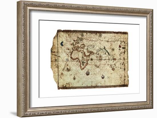 King Hamy' Navigational Chart, 1502-Amerigo Vespucci-Framed Giclee Print