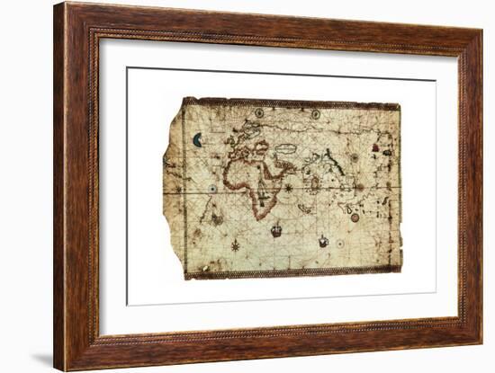 King Hamy' Navigational Chart, 1502-Amerigo Vespucci-Framed Giclee Print