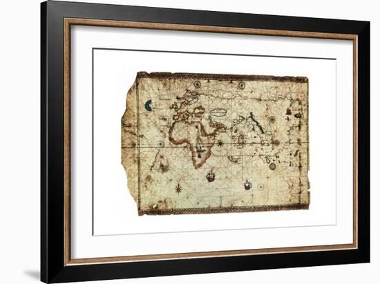 King Hamy' Navigational Chart, 1502-Amerigo Vespucci-Framed Giclee Print