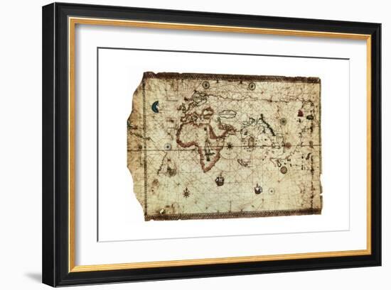 King Hamy' Navigational Chart, 1502-Amerigo Vespucci-Framed Giclee Print