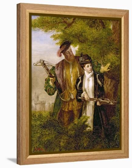 King Henry and Anne Boleyn Deer Shooting in Windsor Forest, 1903-William Powell Frith-Framed Premier Image Canvas