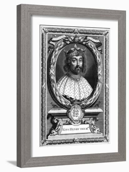 King Henry III of England-P Vanderbanck-Framed Giclee Print