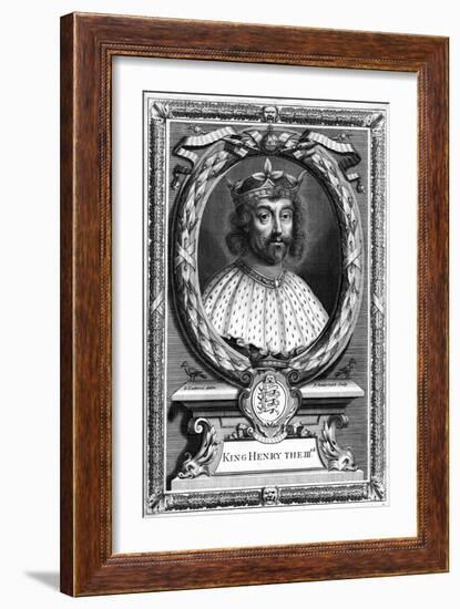King Henry III of England-P Vanderbanck-Framed Giclee Print