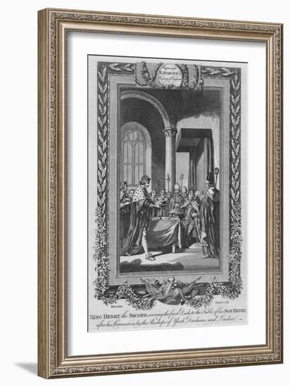 'King Henry the Second serving the first Dish to the Table of his Son', c1787-Unknown-Framed Giclee Print