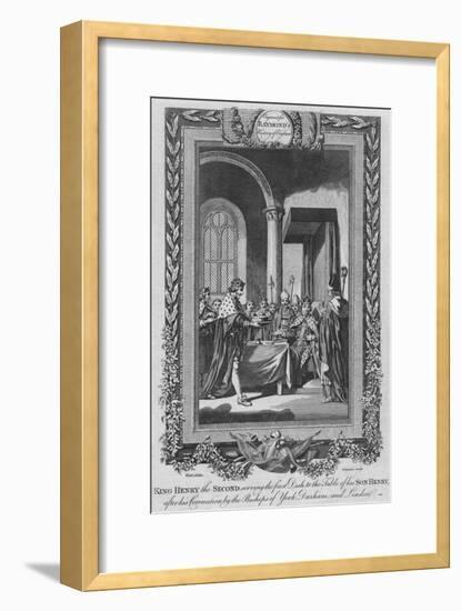 'King Henry the Second serving the first Dish to the Table of his Son', c1787-Unknown-Framed Giclee Print